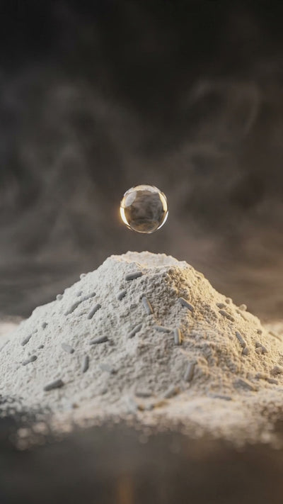 A drop of water lands on Glow Dust and the cultures activate